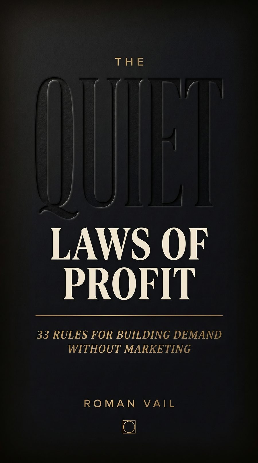 The Quiet Laws of Profit